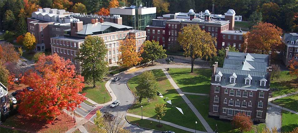 a college campus
