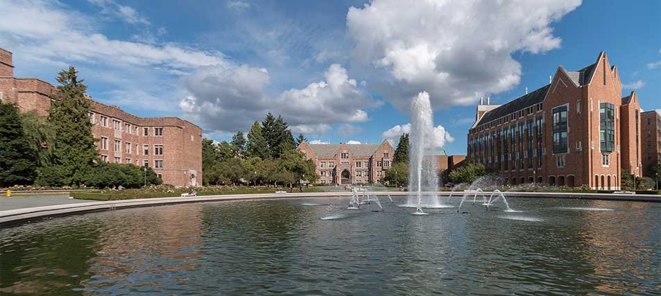 campus fountain