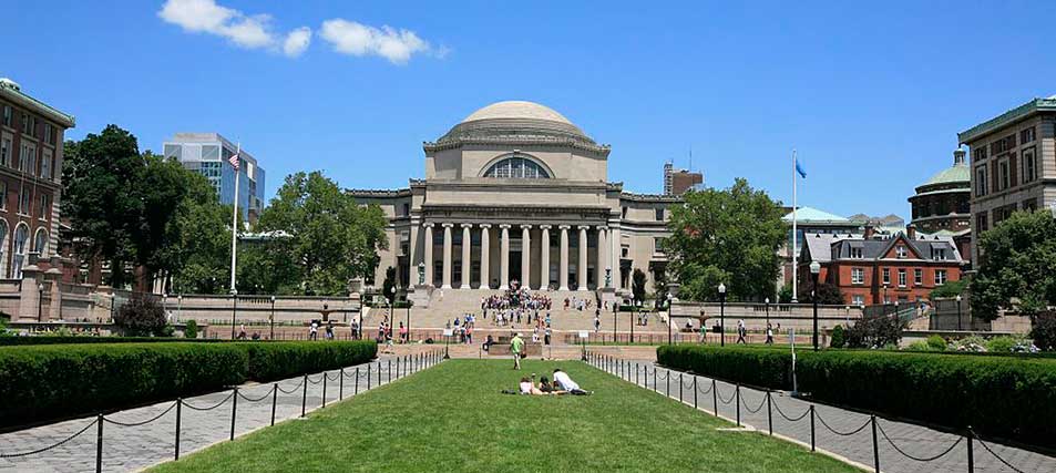 a college campus