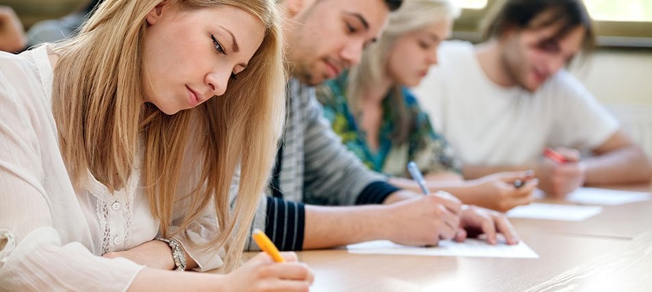 students in a classroom